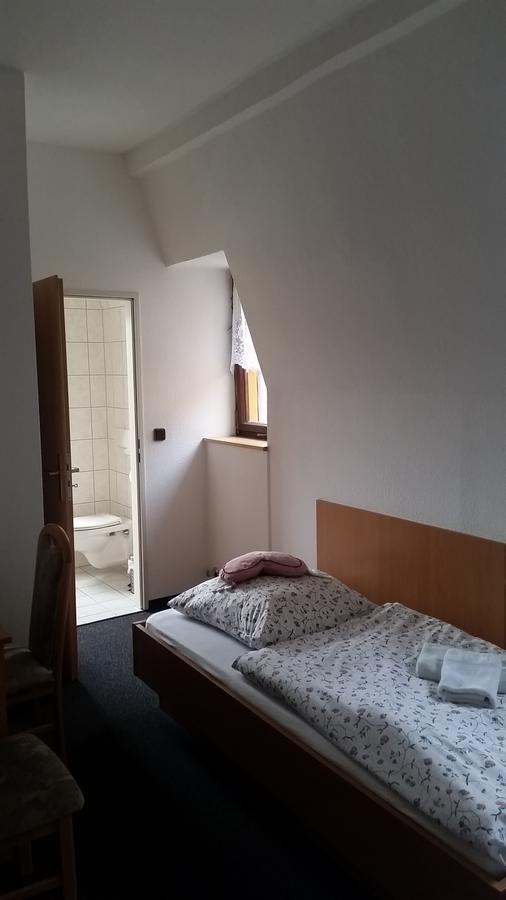 Pension Und Restaurant Die Burg Ehrenfriedersdorf Bagian luar foto