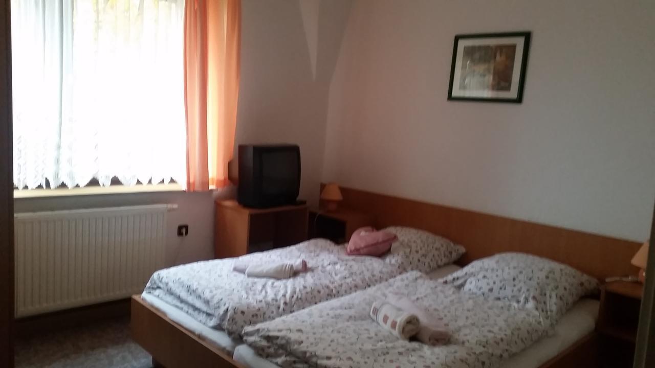Pension Und Restaurant Die Burg Ehrenfriedersdorf Bagian luar foto